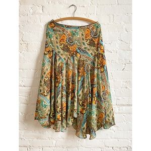 Vintage 90s NEWSWORTHY Y2K Boho Hippie Skirt